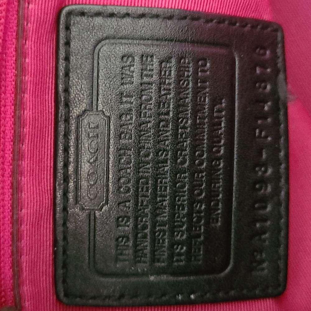 COACH bag Black & Pink - Picture 7 of 8